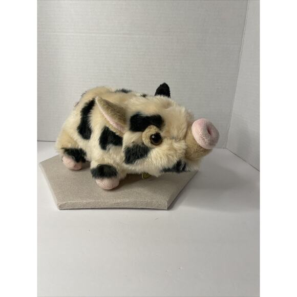 Pot-bellied Piglet Plush Pig Spotted Miyoni by Aurora Pig Stuffed Animal - Picture 1 of 5